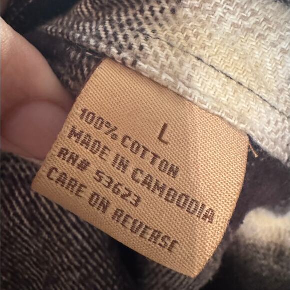 Moose Creek heavy Flannel Bundle L Western Snap and Button up 100% Cotton - Picture 10 of 14